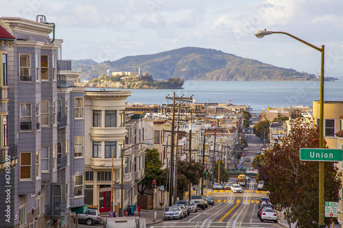 San Francisco Blick auf Alcatraz photo