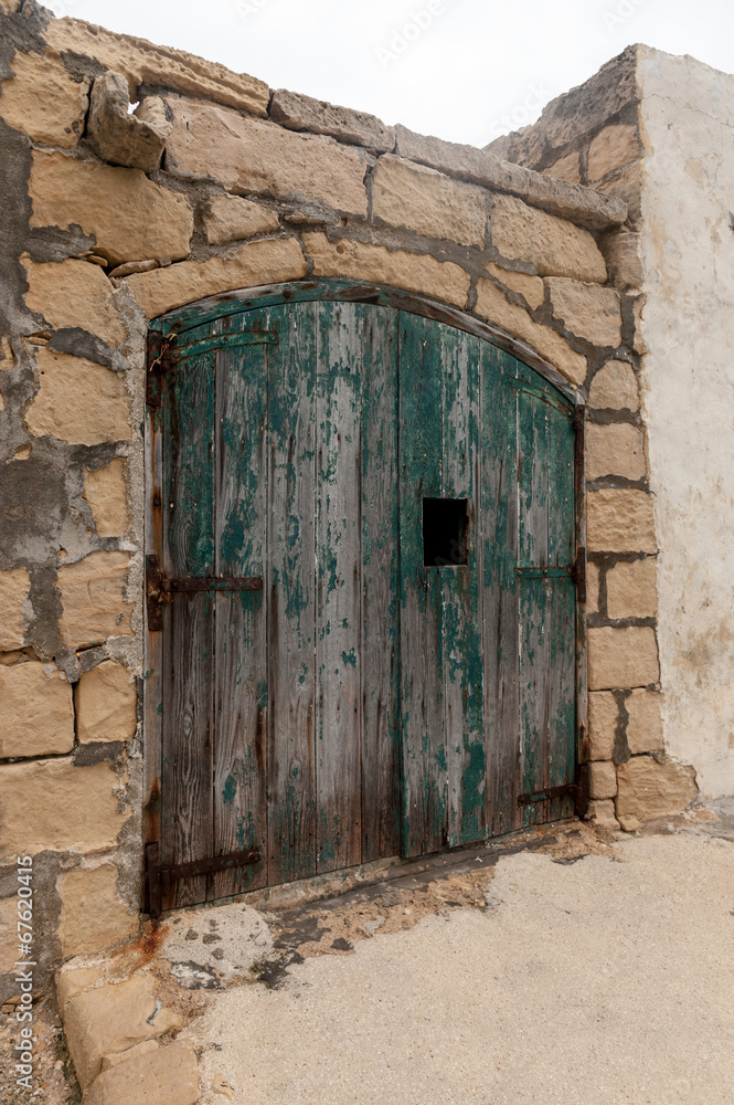 Fototapeta premium Wooden door