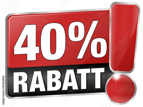 40 % Rabatt