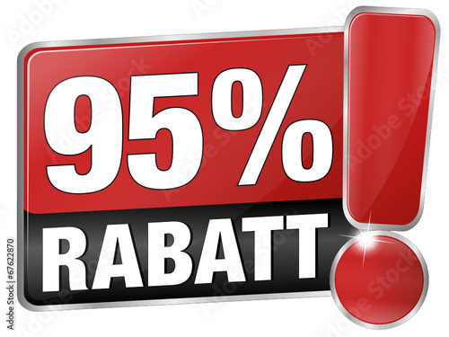 95 % Rabatt