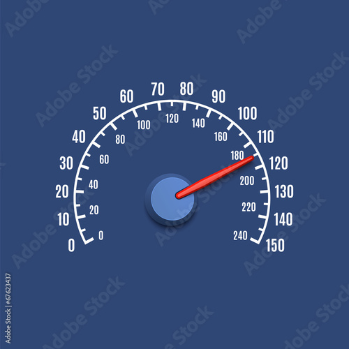 Simple speedometer icon