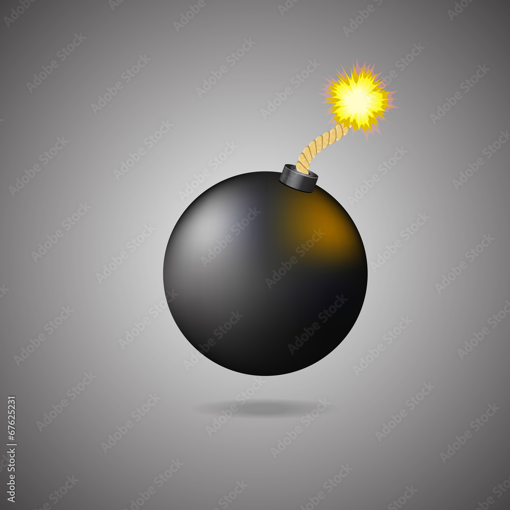 Bomb vector icon Bomb vector icon