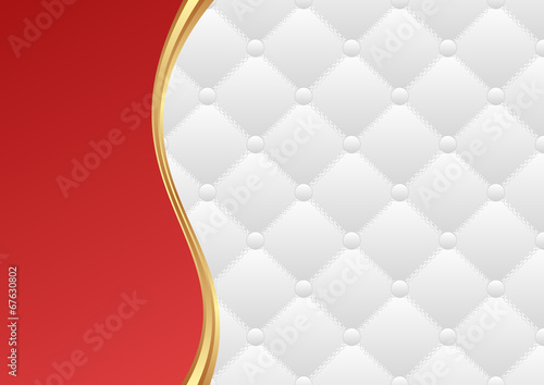 white and red background