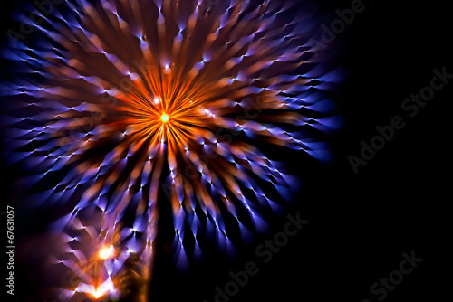 Fireworks Abstract