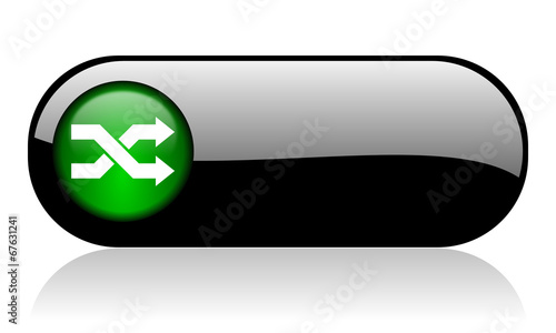 aleatory black glossy banner