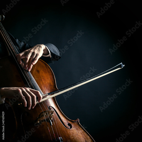 Slika na platnu Vintage cello