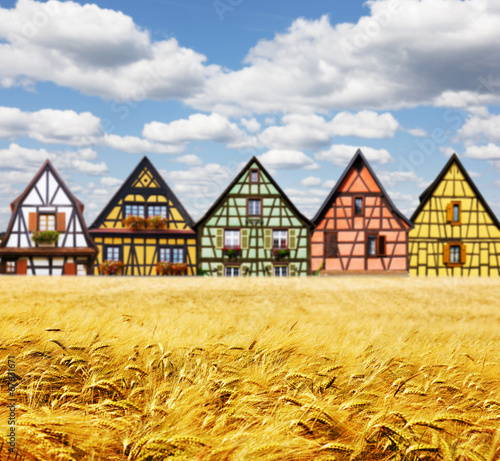 Alte Stadt am Weizenfeld