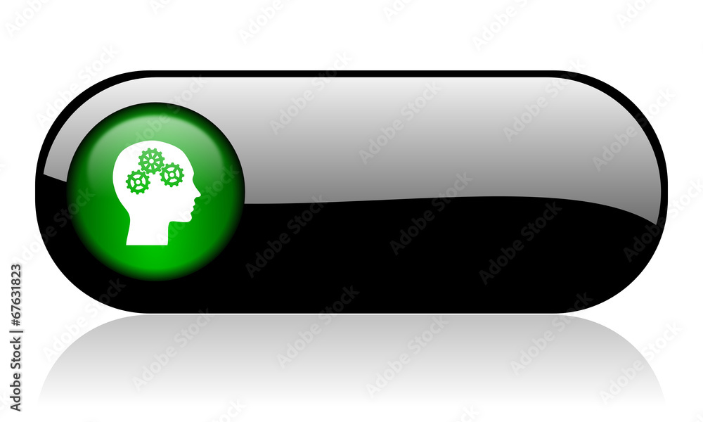 head black glossy banner head black glossy banner