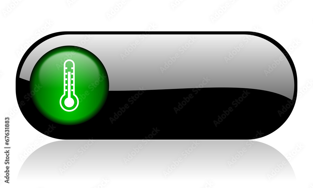 thermometer black glossy banner thermometer black glossy banner