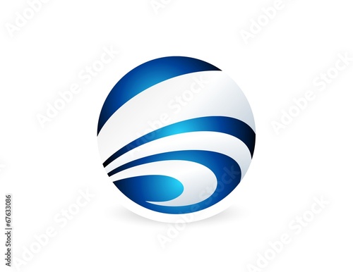 sphere, globe, logo, circle, finance, abstract symbol icon