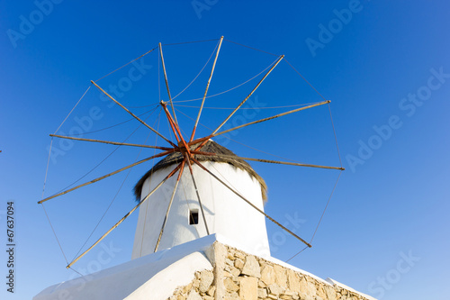 windmill of Mykonos Island,Greece