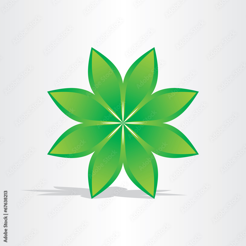 green flower abstract design green flower abstract design