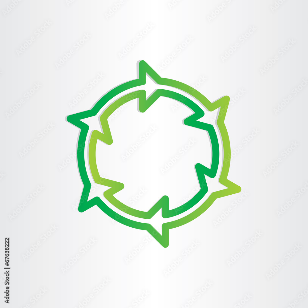 eco recycle green symbol