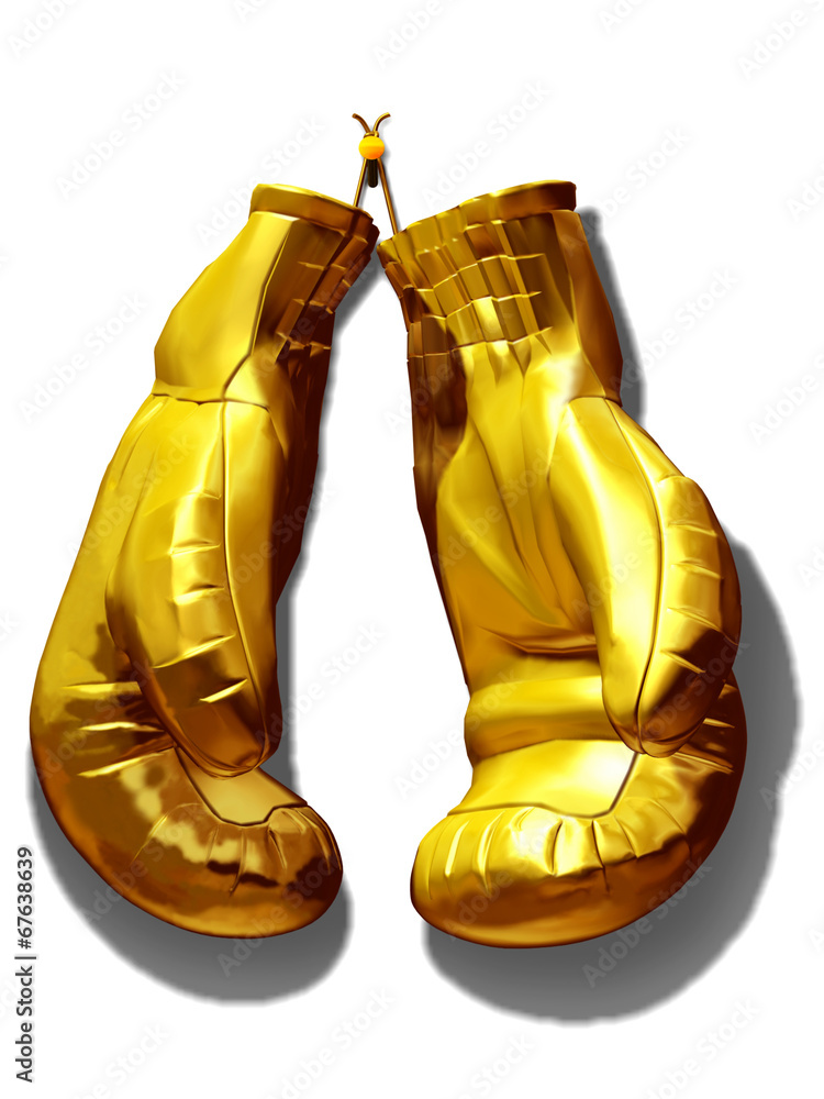 Golden Boxing Glove