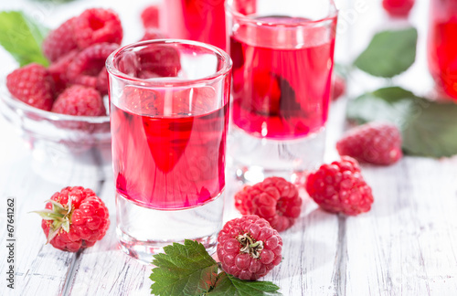 Εκτύπωση καμβά Homemade Raspberry Liqueur