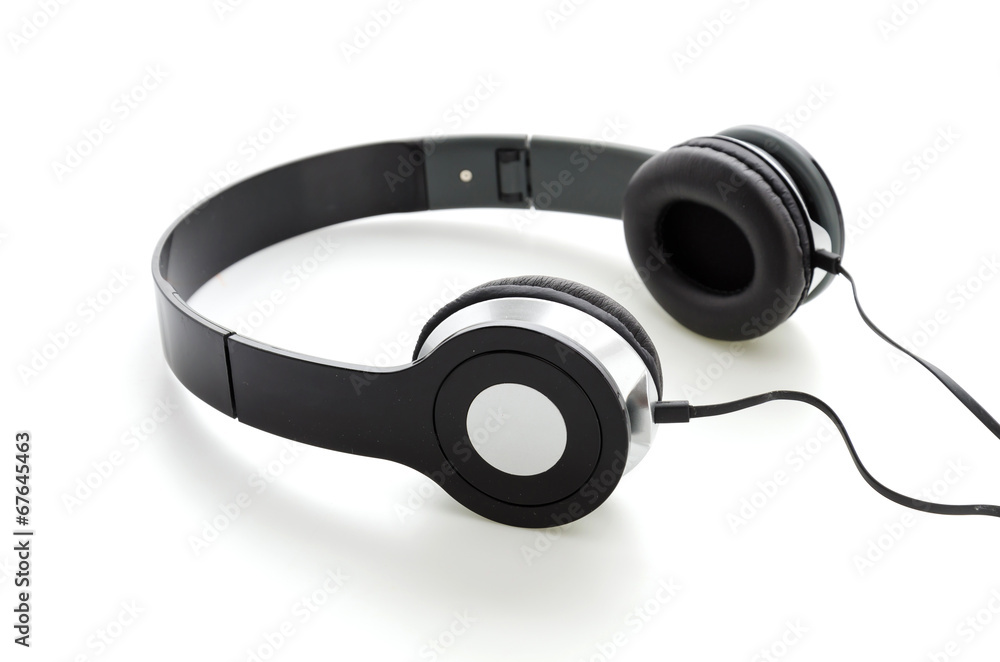Headphone isolated on white Headphone isolated on white