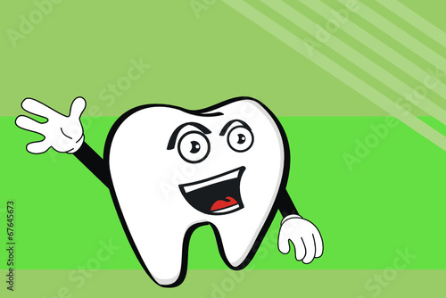 molar dental cartoon background