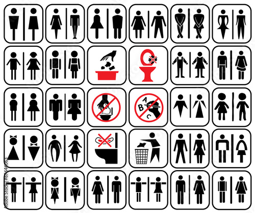 toilet sign