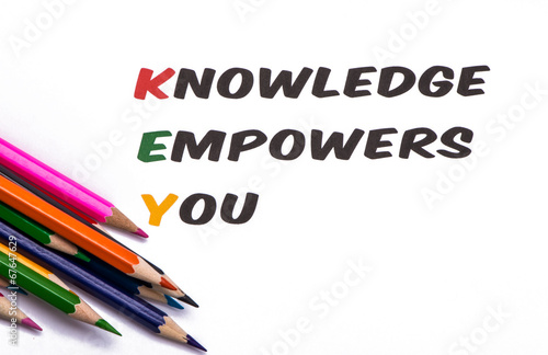 knowledge empowers you concept © cacaroot