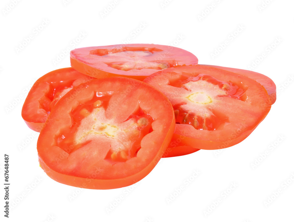 Fresh tomatoes isolated on white background Fresh tomatoes isolated on white background