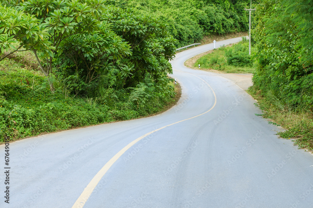 Fototapeta premium Curve way