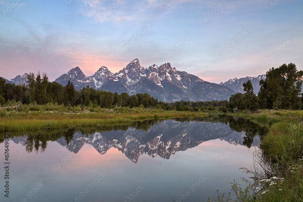 Schwabacher’s Landing in Grand Teton National Park, Wyoming