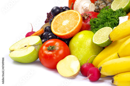 vegetables and fruits