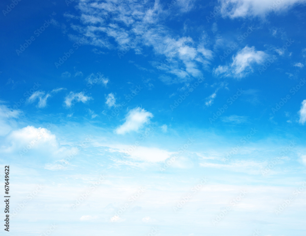Obraz premium niebieskie niebo