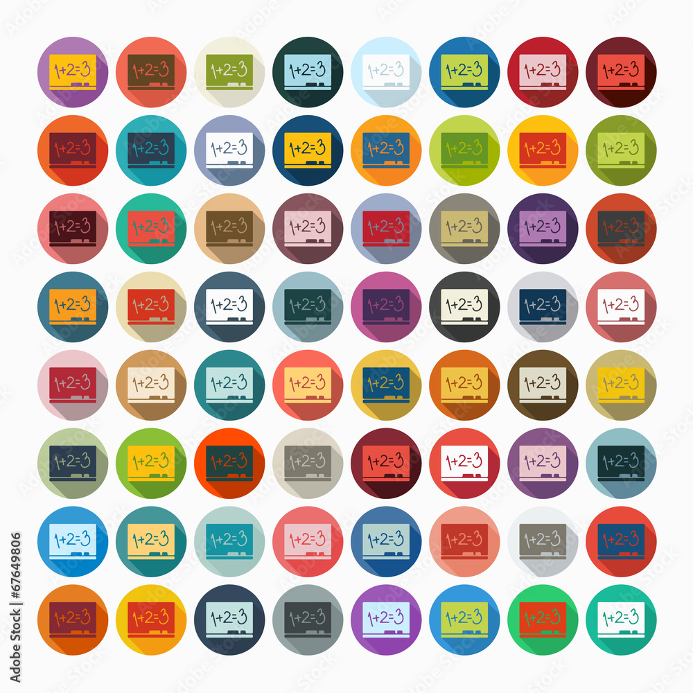Flat design: board Flat design: board