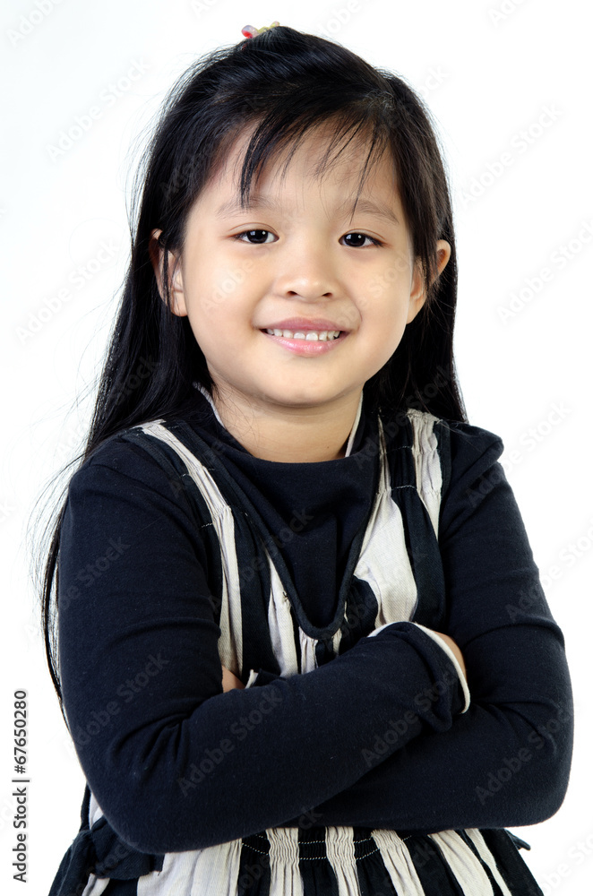 Portrait of little happy asian cute Girl Portrait of little happy asian cute Girl