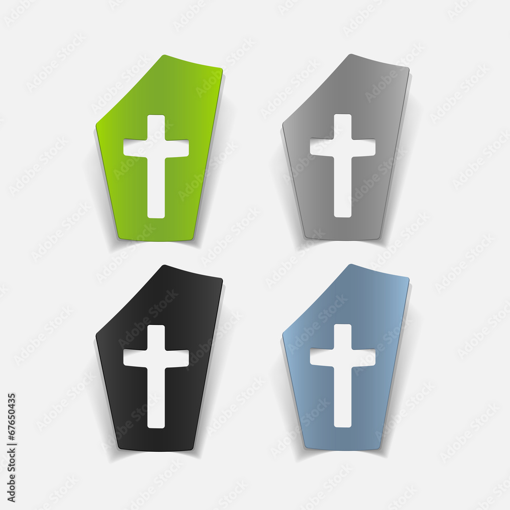 realistic design element: tombstone realistic design element: tombstone
