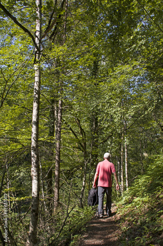 Protected landscape Canyon Kamacnik in Gorski kotar in Croatia