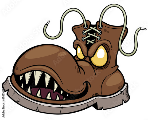 Vector illustration of Monster Boots
