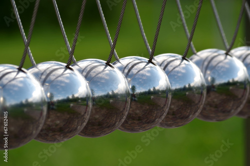 Newton Balls - grass