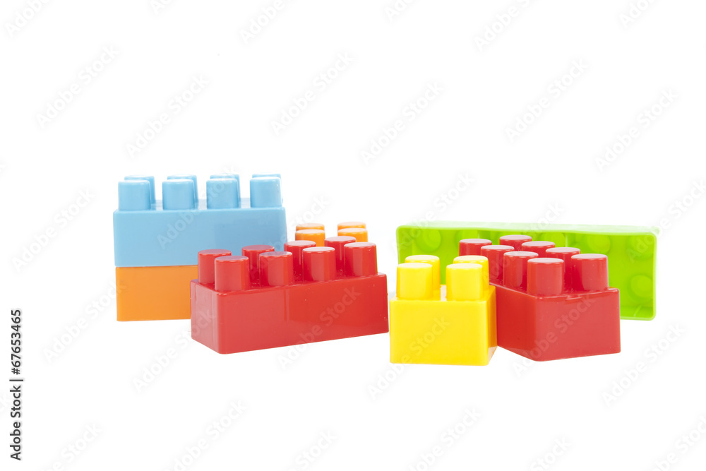 Fototapeta premium plastic blocks