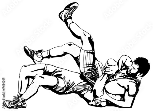 Greco-Roman wrestling photo