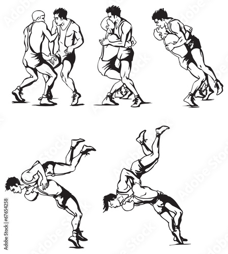 Greco-Roman wrestling photo