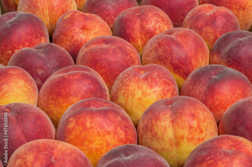Farmers market peaches background 2