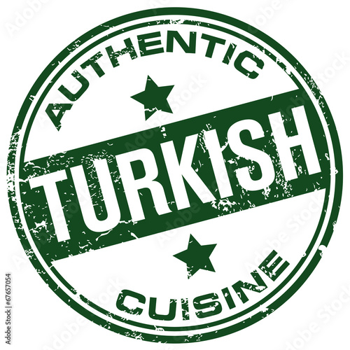 turkish cuisine stamp