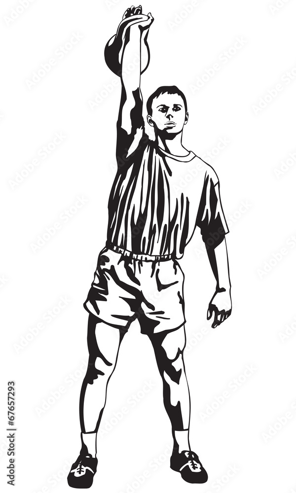 Fototapeta premium Weightlifting