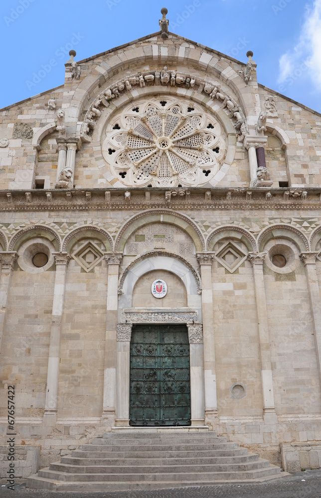 Troia Cathedral in Troia town, Apulia, Italy