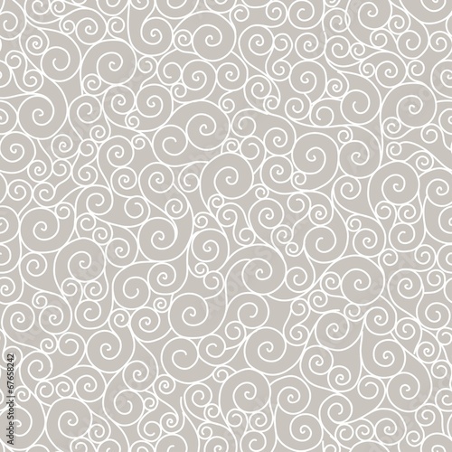 Vector seamless pattern curl.
