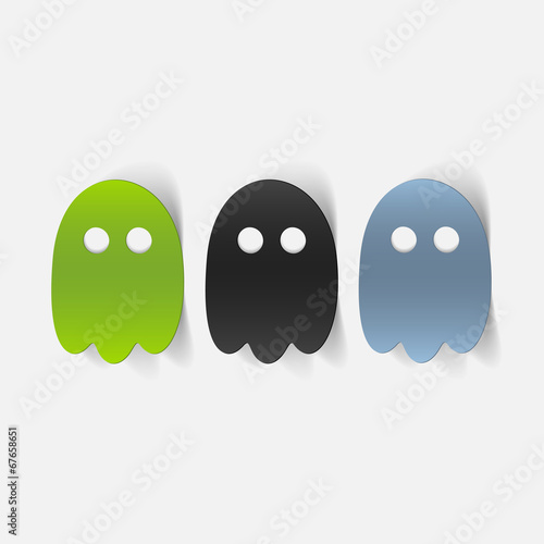 realistic design element: ghost