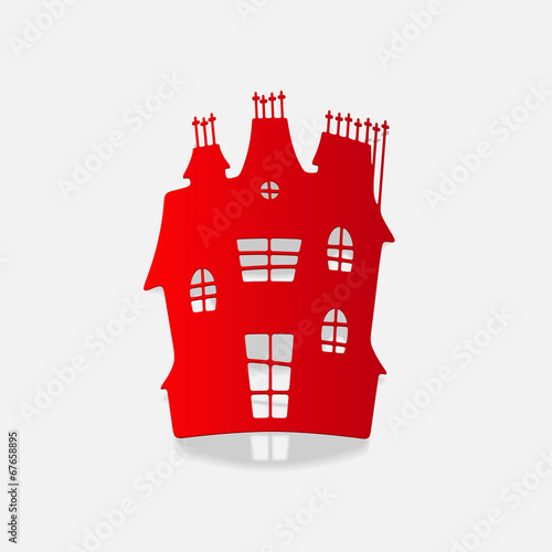 realistic design element: house