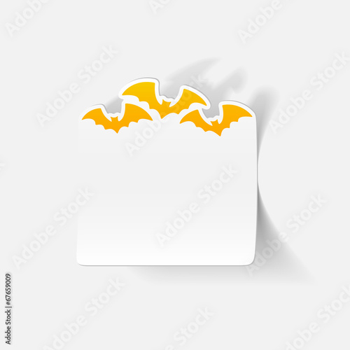 realistic design element: bat