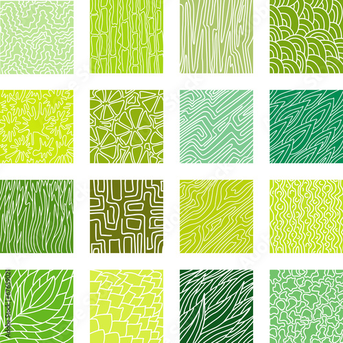Green colored textures