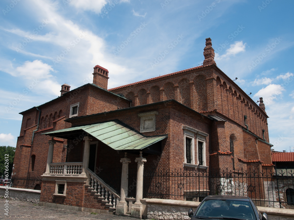 Fototapeta premium Old Synagogue in Krakow in Poland