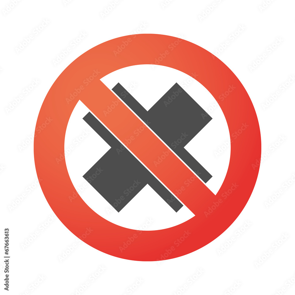 Forbidden signal with an irritating substance sign Forbidden signal with an irritating substance sign