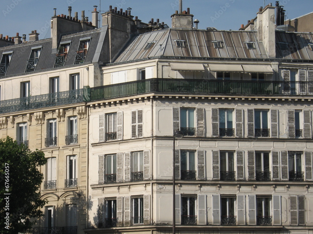 Vieux immeubles parisiens