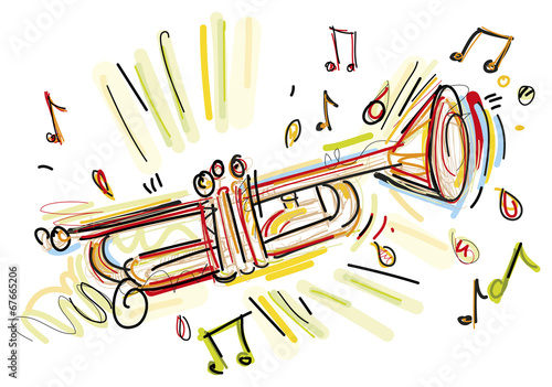Isolated Trumpet